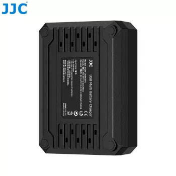 JJC trigubo USB akumuliatoriaus įkroviklis, skirtas Ricoh DB-120 (3 lizdai) - DCH-DB120TC