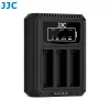 JJC trigubo USB akumuliatoriaus įkroviklis, skirtas Ricoh DB-120 (3 lizdai) - DCH-DB120TC