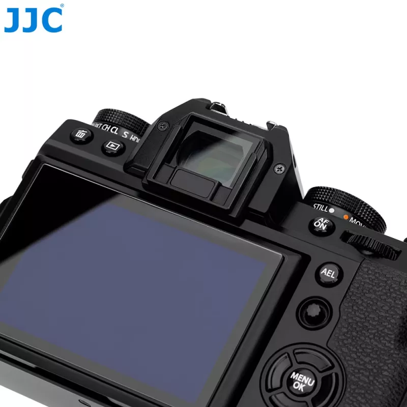 JJC Grūdinto stiklo apsauginis ekranas Fujifilm X-T5, X-T4, X-T3 EVF - 9H kietumas, atsparus įbrėžimams, atsparus pirštų atspaudams