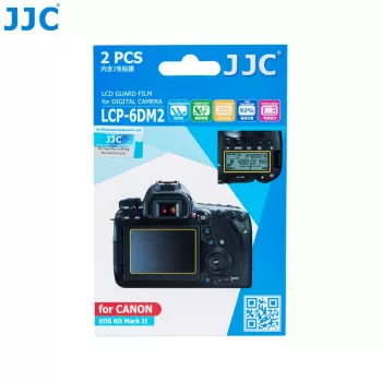 JJC 2x LCD Screen Protector + Top LCD Protector for Canon 6D Mark II