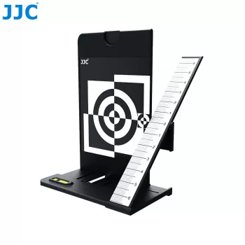 JJC 2-in-1 pilka kortelė + fokusavimo kalibravimo diagrama automatinio fokusavimo reguliavimui