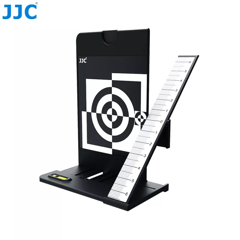 JJC 2-in-1 pilka kortelė + fokusavimo kalibravimo diagrama automatinio fokusavimo reguliavimui