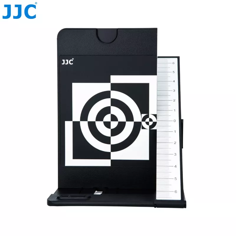 JJC 2-in-1 pilka kortelė + fokusavimo kalibravimo diagrama automatinio fokusavimo reguliavimui