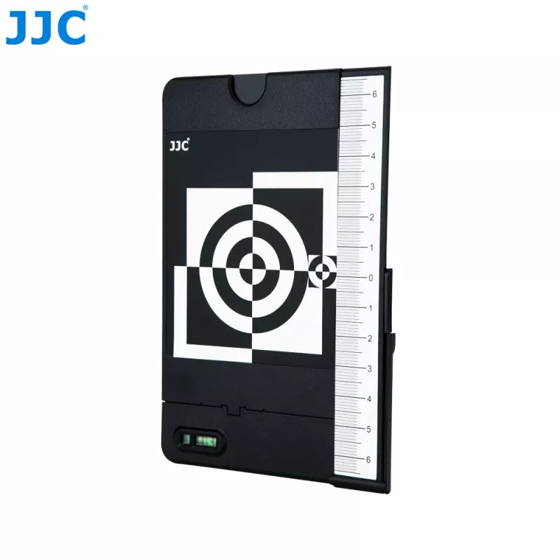 JJC 2-in-1 pilka kortelė + fokusavimo kalibravimo diagrama automatinio fokusavimo reguliavimui