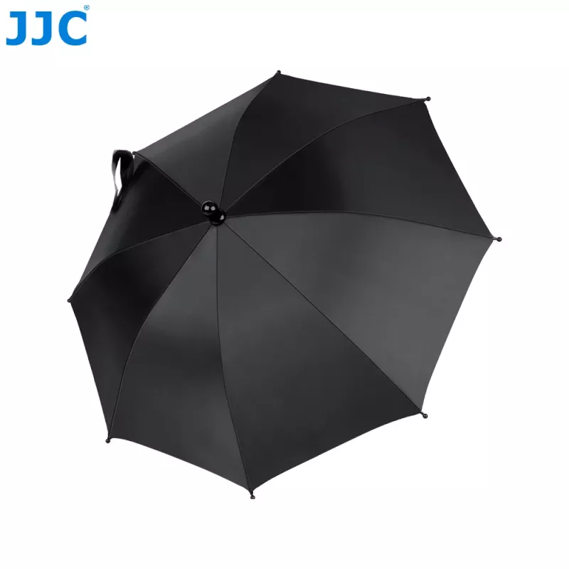JJC CU-XLM2 Camera Rain Cover Umbrella with Cold Shoe Mount 1/4 inch Thread for DSLR Mirrorless Camcorder