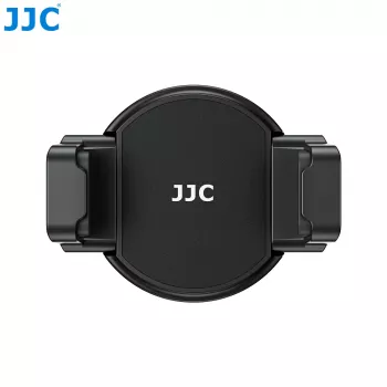 JJC MS-SPC1 Juodas magnetinis telefono laikiklis su 1/4 inch sriegiu ir 2 šalto bato lizdais, skirtas iPhone MagSafe