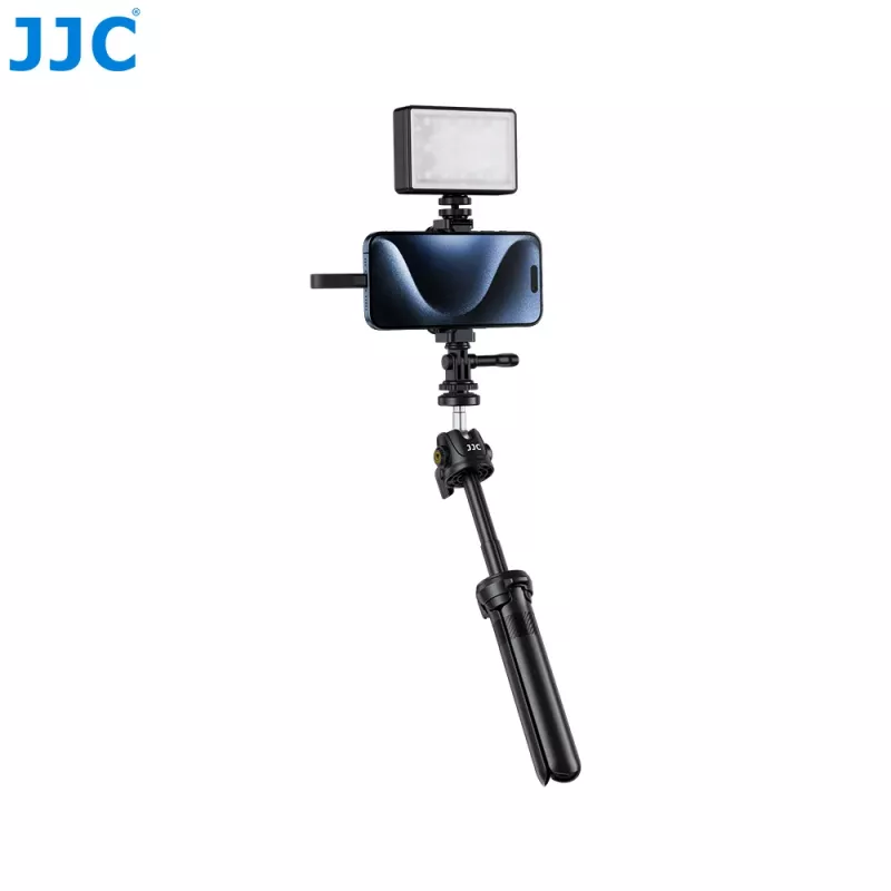 JJC SPC-S25 360° Tripod Mount for Smartphone, SSD, and GoPro with 1/4 inch Thread and Arca-Swiss Base