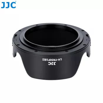 JJC LH-YN50F18II Tulip Lens Hood, skirta Yongnuo YN 50mm f/1.8 II objektyvui - Juoda