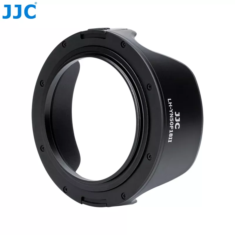 JJC LH-YN50F18II Tulip Lens Hood, skirta Yongnuo YN 50mm f/1.8 II objektyvui - Juoda