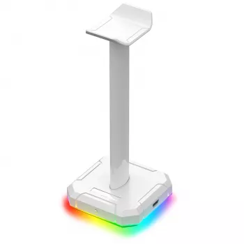 Redragon Scepter PRO HA300-W Gaming Headset Stand su RGB apšvietimu, baltas