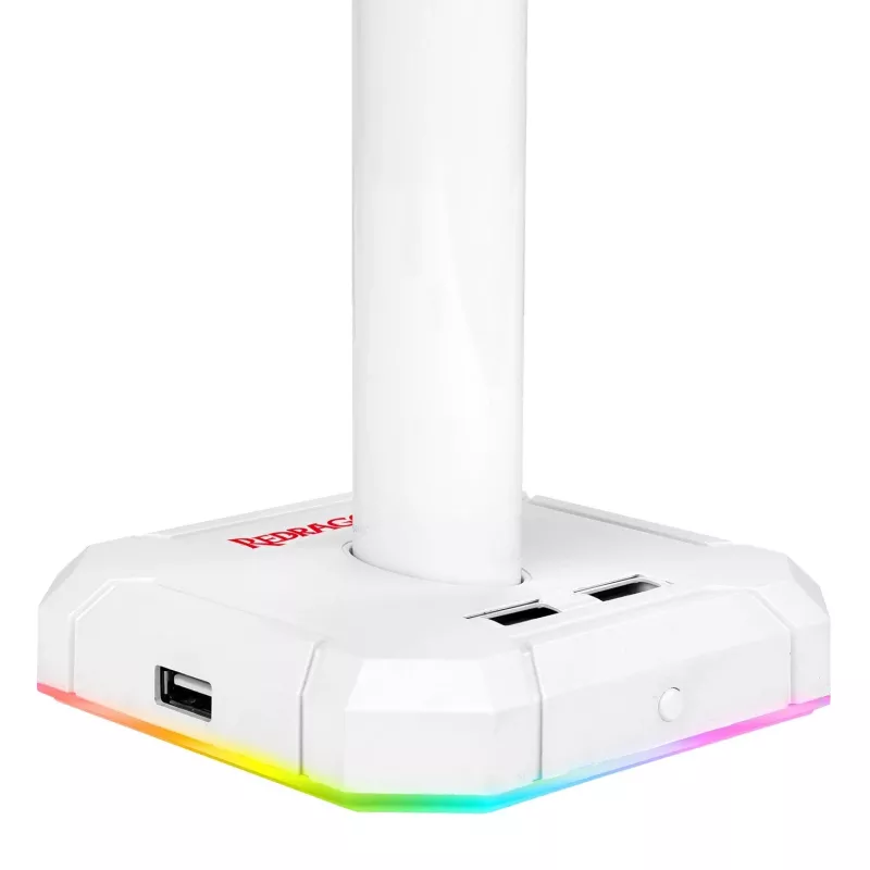 Redragon Scepter PRO HA300-W Gaming Headset Stand su RGB apšvietimu, baltas