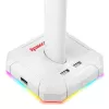 Redragon Scepter PRO HA300-W Gaming Headset Stand su RGB apšvietimu, baltas