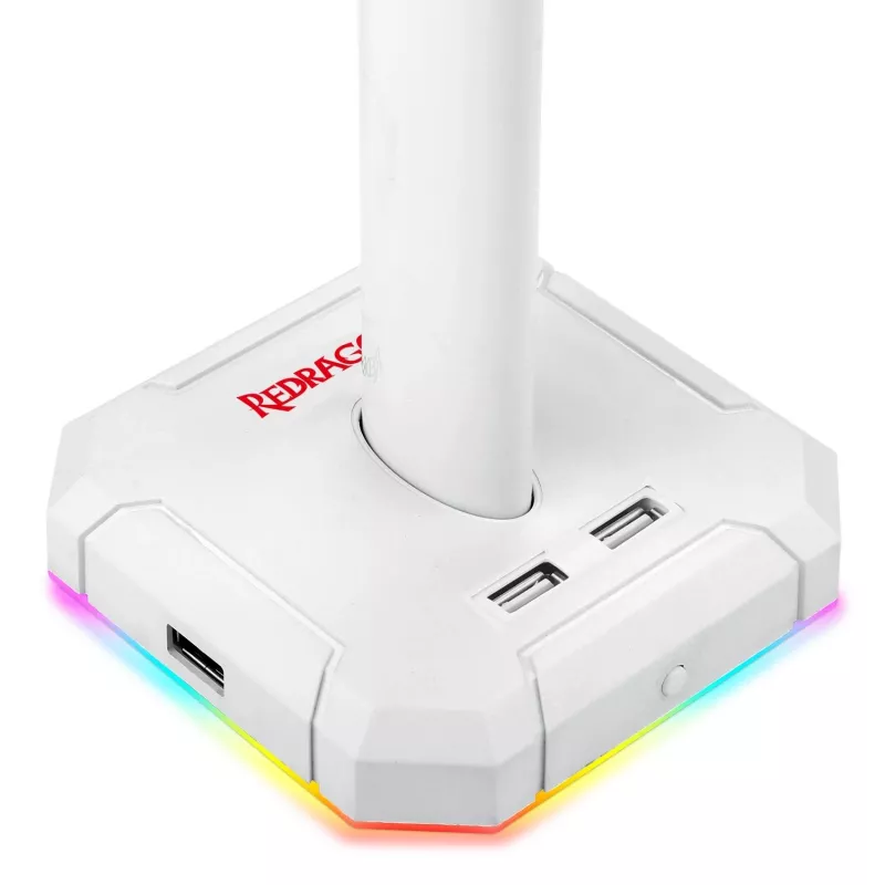 Redragon Scepter PRO HA300-W Gaming Headset Stand su RGB apšvietimu, baltas