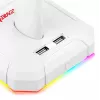 Redragon Scepter PRO HA300-W Gaming Headset Stand su RGB apšvietimu, baltas