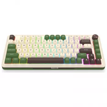 Redragon K681CGC-RGB-PRO Cyrus 65% Tri-Mode mechaninė klaviatūra, karštai keičiami jungikliai, raudoni jungikliai, RGB, juoda