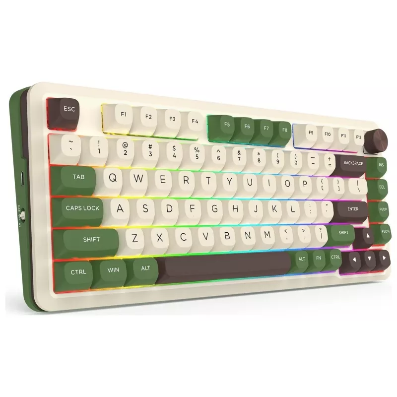 Redragon K681CGC-RGB-PRO Cyrus 65% Tri-Mode mechaninė klaviatūra, karštai keičiami jungikliai, raudoni jungikliai, RGB, juoda