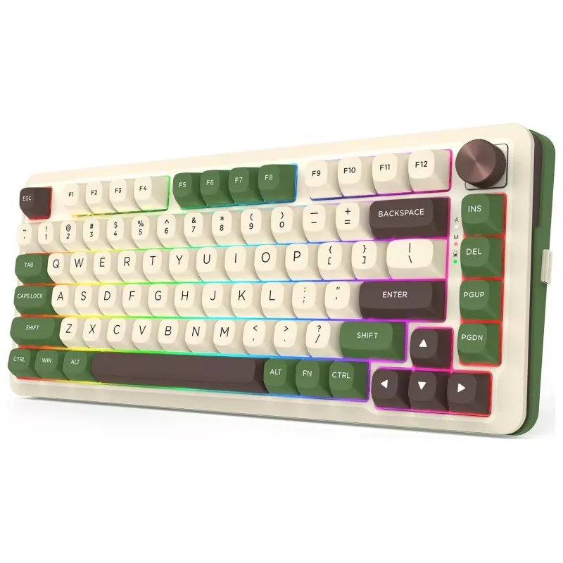 Redragon K681CGC-RGB-PRO Cyrus 65% Tri-Mode mechaninė klaviatūra, karštai keičiami jungikliai, raudoni jungikliai, RGB, juoda