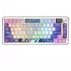 Redragon Flekact Pro K708AK-RGB-PRO mechaninė žaidimų klaviatūra, pilno dydžio, RGB apšvietimas, mėlyni jungikliai