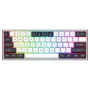 Redragon ALCOR QMK K717WB-RGB-PRO mechaninė klaviatūra, 75% išdėstymas, trijų režimų, karštai keičiami jungikliai, balta/juoda