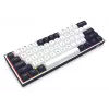 Redragon ALCOR QMK K717WB-RGB-PRO mechaninė klaviatūra, 75% išdėstymas, trijų režimų, karštai keičiami jungikliai, balta/juoda