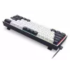 Redragon ALCOR QMK K717WB-RGB-PRO mechaninė klaviatūra, 75% išdėstymas, trijų režimų, karštai keičiami jungikliai, balta/juoda