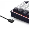 Redragon ALCOR QMK K717WB-RGB-PRO mechaninė klaviatūra, 75% išdėstymas, trijų režimų, karštai keičiami jungikliai, balta/juoda