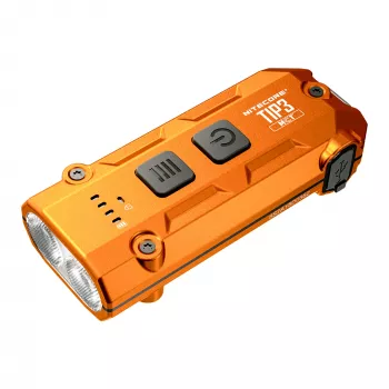 Nitecore TIP3 raktų pakabuko žibintuvėlis oranžinis 720 liumenų