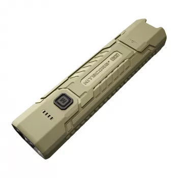 Nitecore EDC07 Desert Tan žibintuvėlis 1200 liumenų, įkraunamas per USB-C