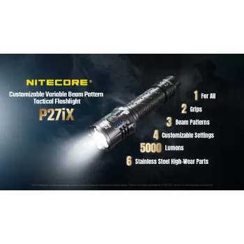 Nitecore P27iX 5000 Lumen Tactical Flashlight