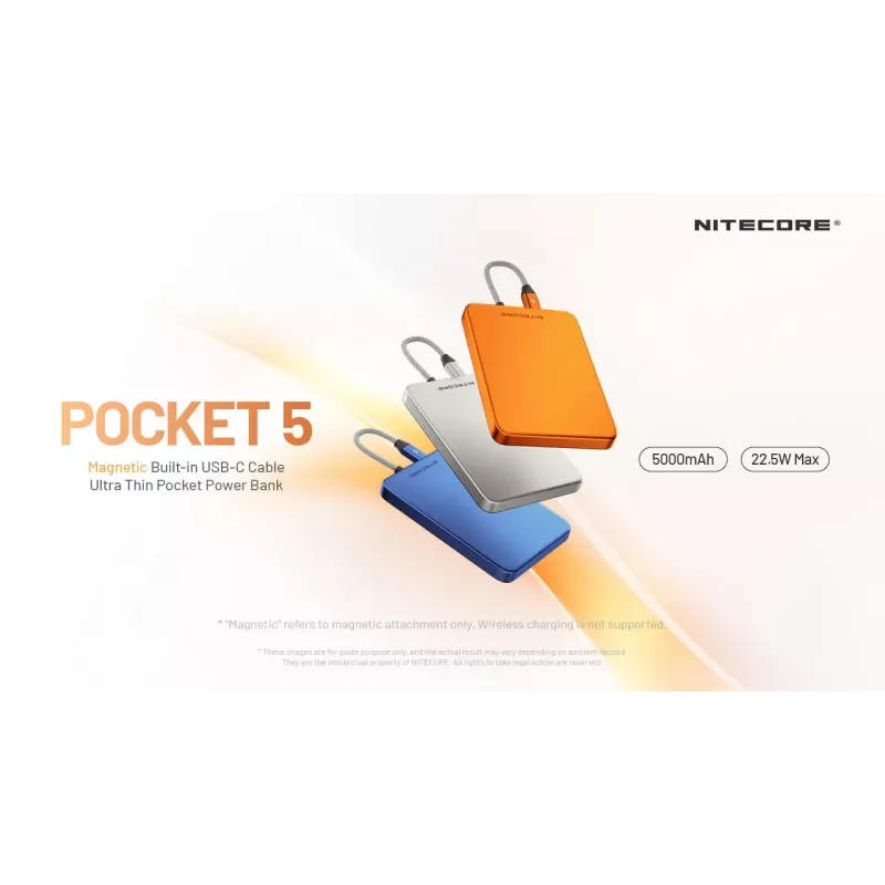 Nitecore Power Bank POCKET 5 Orange