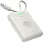 Baseus EnerFill FW11 5W Power Bank for Apple Watch su integruotu kabeliu - Balta