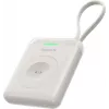 Baseus EnerFill FW11 5W Power Bank for Apple Watch su integruotu kabeliu - Balta