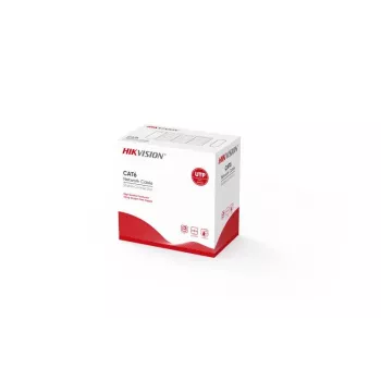 Hikvision DS-1LN6-UE-W Cat6 UTP montavimo kabelis 305m pilkas