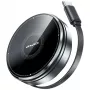 AWEI W27 3-in-1 belaidė įkrovimo stotelė 15W greitasis įkrovimas su USB-C laidu Juoda