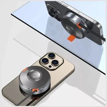 AWEI W27 3-in-1 belaidė įkrovimo stotelė 15W greitasis įkrovimas su USB-C laidu Juoda