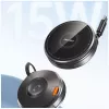 AWEI W27 3-in-1 belaidė įkrovimo stotelė 15W greitasis įkrovimas su USB-C laidu Juoda
