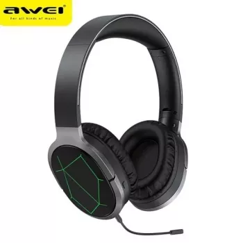 AWEI A799BL Bluetooth Gaming Headset su mikrofonu, Over-Ear, juoda