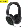 AWEI A799BL Bluetooth Gaming Headset su mikrofonu, Over-Ear, juoda