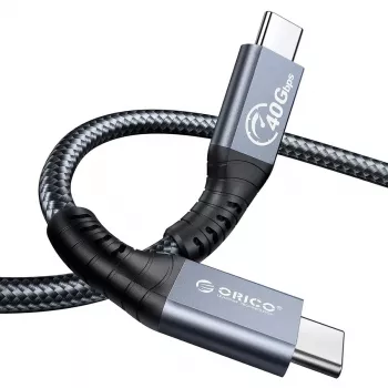 ORICO Thunderbolt 4 laidas USB-C 40 Gbps 8K60Hz PD 100W 2m Juodas