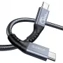 ORICO Thunderbolt 4 laidas USB-C 40 Gbps 8K60Hz PD 100W 2m Juodas