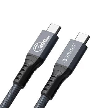 ORICO Thunderbolt 4 laidas USB-C 40 Gbps 8K60Hz PD 100W 2m Juodas