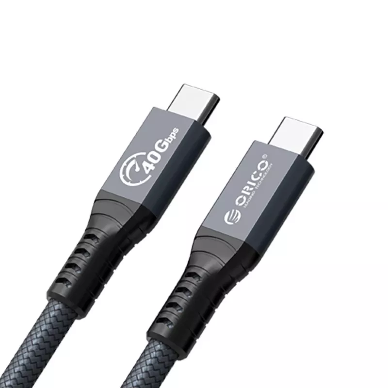 ORICO Thunderbolt 4 laidas USB-C 40 Gbps 8K60Hz PD 100W 2m Juodas