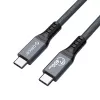 ORICO Thunderbolt 4 laidas USB-C 40 Gbps 8K60Hz PD 100W 2m Juodas