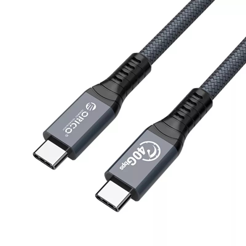 ORICO Thunderbolt 4 laidas USB-C 40 Gbps 8K60Hz PD 100W 2m Juodas