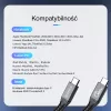 ORICO Thunderbolt 4 laidas USB-C 40 Gbps 8K60Hz PD 100W 2m Juodas