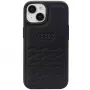 Audi GT Sintetinės Odos Kietas Dėklas, skirtas iPhone 15 Plus / 14 Plus 6,7 inch - Juodas