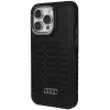 Audi Synthetic Leather MagSafe Hard Case, skirta iPhone 14 Pro 6.1 inch, juoda