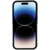 Audi Synthetic Leather MagSafe Hard Case, skirta iPhone 14 Pro 6.1 inch, juoda