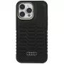Audi Synthetic Leather MagSafe Hard Case for Apple iPhone 14 Pro Max 6.7 inch Black