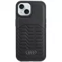 Audi Synthetic Leather MagSafe Hard Case for iPhone 15 / 14 / 13 6.1 inch Black